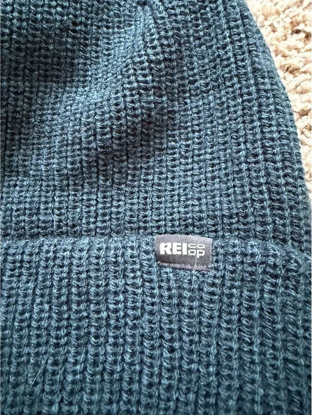 NWT REI RIBBED WATCH HAT cap sea forest heather beanie